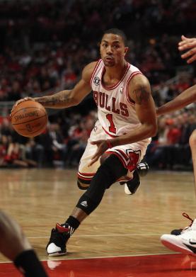 derrick rose knee pad and ankle brace